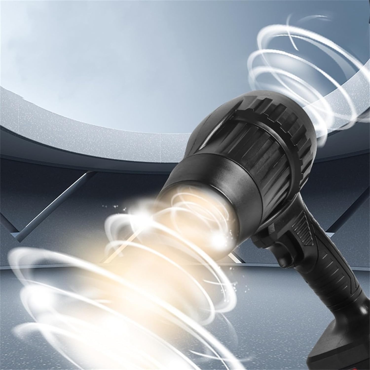 Yiicoong Cordless Blower, Super Powerful Cordless Blower, Handheld Leaf Blowers with Battery and Charger, Turbo Super Power Air Compressed Duster Fan, For Car Leaves, Snow & Debris